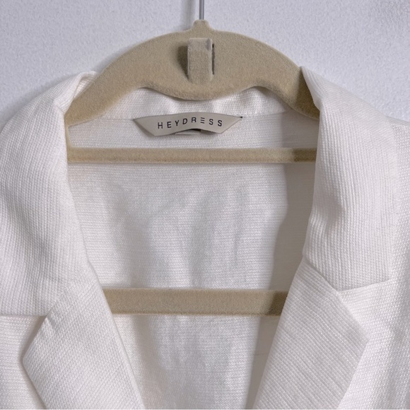 HeyDress White Button Front Retro Inspired Short Sleeve White Dress Size Medium - Picture 4 of 9